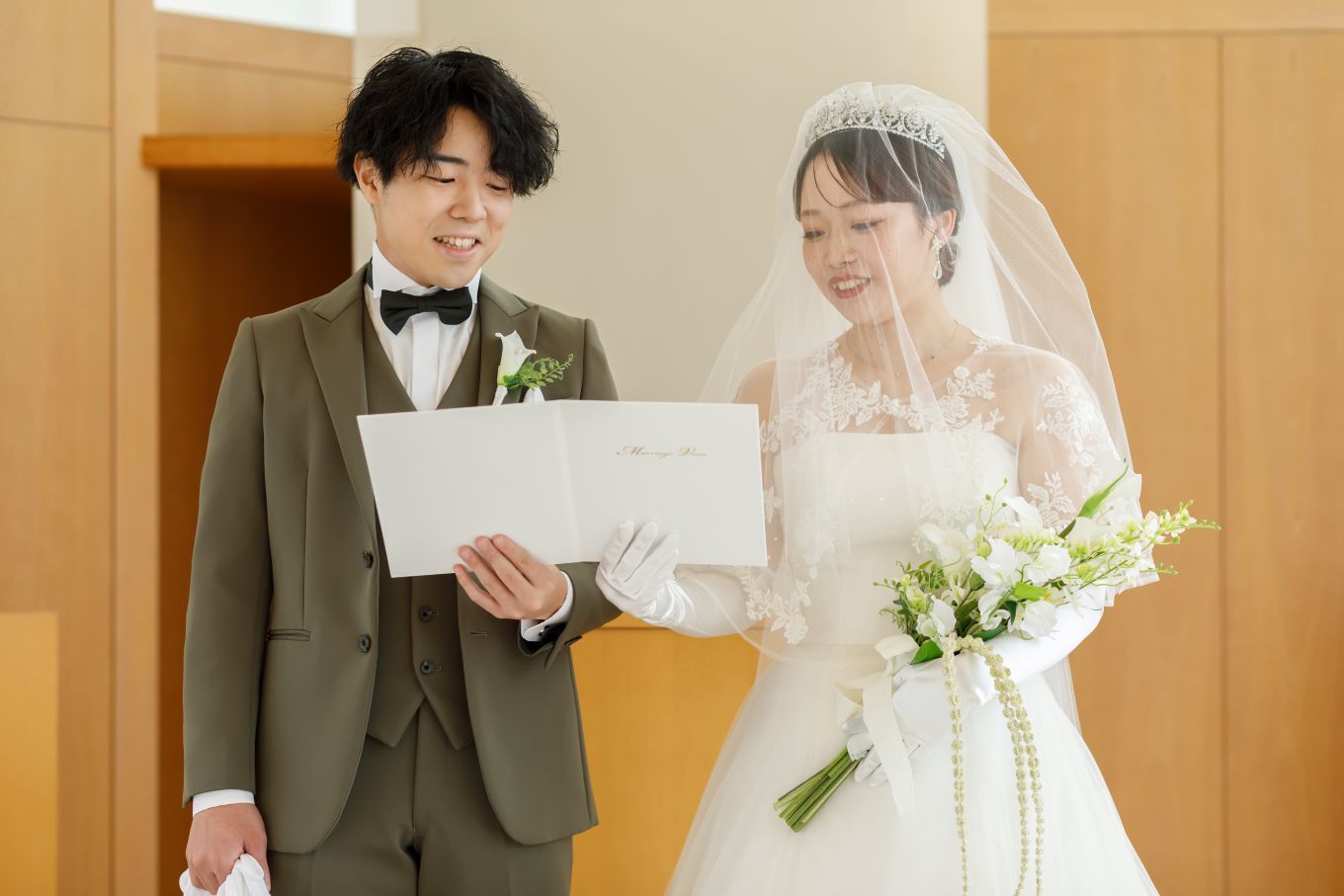 とても和やかな雰囲気でご結婚式を執り行いました。
